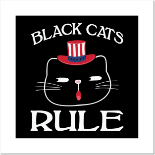 Black Cats Rule Posters and Art